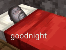goodnight in Minecraft bed